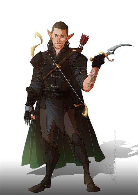 Artstation Rogue Elf Ioana Muresan Elf Ranger Male Elf Fantasy Character Design