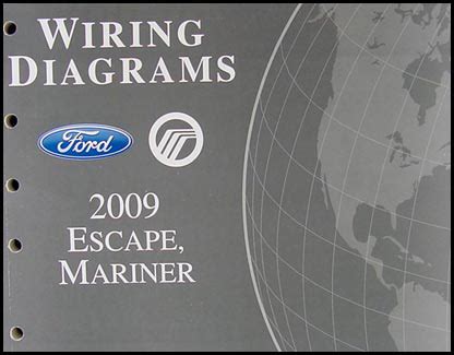 ford escape mercury mariner wiring diagram manual original gasoline models