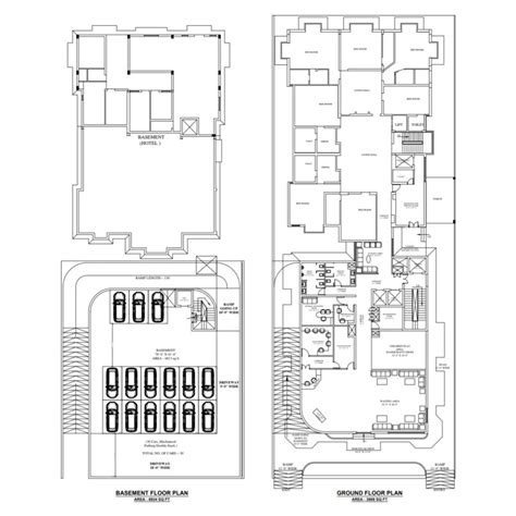 Hotel Ground Floor Layout Plan
