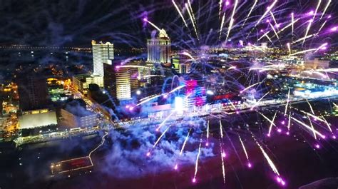 Amazing July 4th Fireworks Captured By Drone Over Atlantic City New Jersey