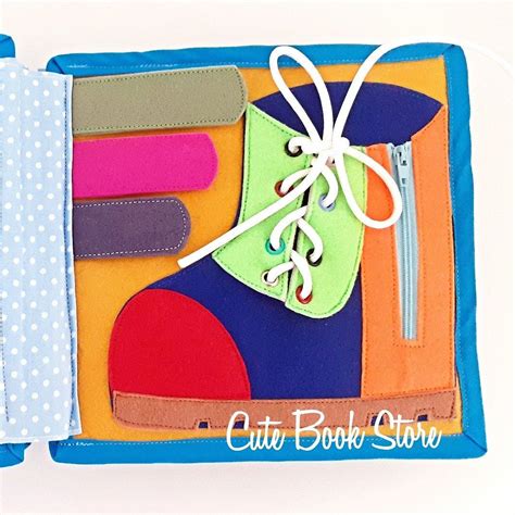Quiet Book For Toddler And Fabric Busy Book Smart Felt Book Etsy In