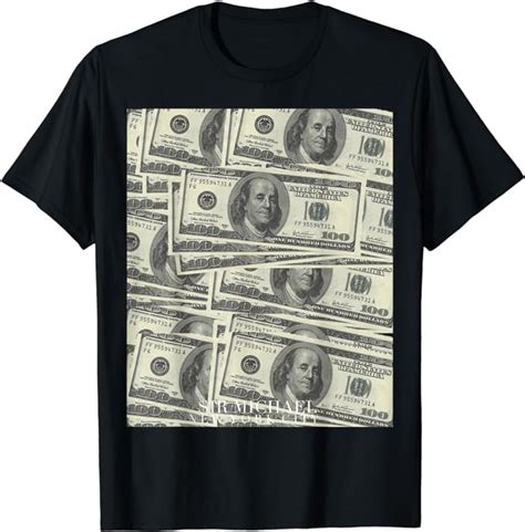 Dollar Bill Money T Shirt Amazon Co Uk Toys Games
