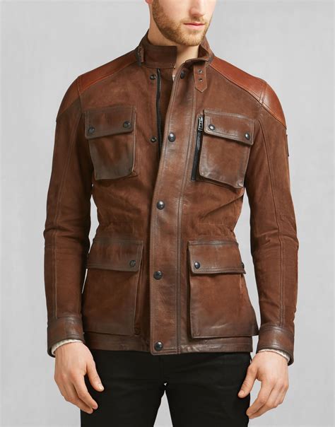 Trialmaster 2015 Jacket Oak Brown Leather Leather Leather Jacket