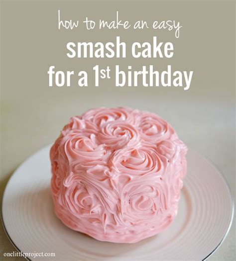 1st Birthday Smash Cake How To Size Guide And Recipe Ideas Smash Cake