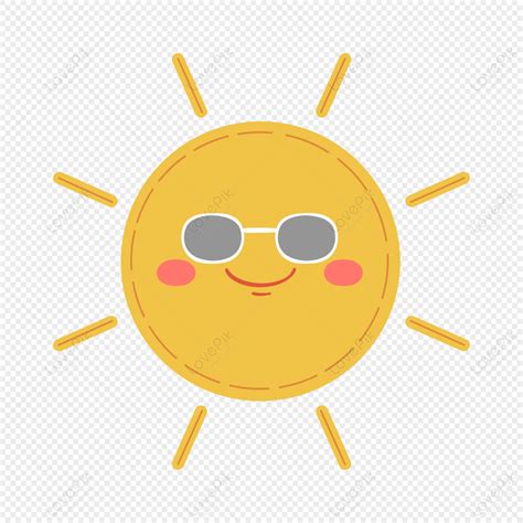 Summer Sun With Sunglasses Sun Sale Sunglasses Summer Sun Free Png