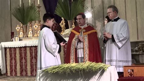 Hi readers, it seems you use catholic online a lot; Palm Sunday - Latin Mass Blessing of the Palms - YouTube