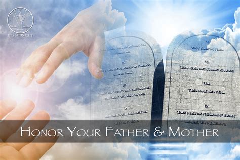 The 5th Commandment Honor Your Parents — Its Midnight Ministries