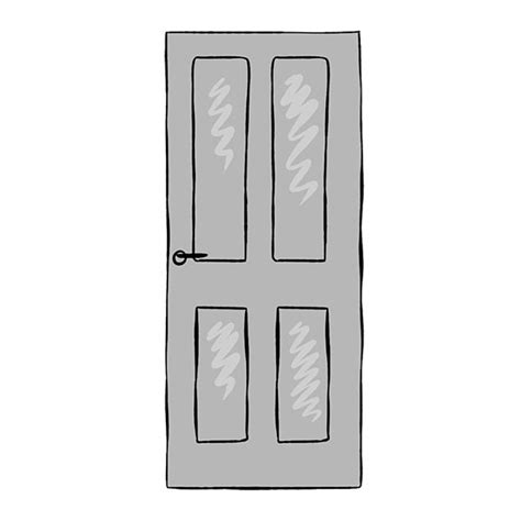 How To Draw A Door Easy Drawing Tutorial For Kids
