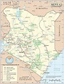 Agrandar el mapa Kenia en el mapa mundial