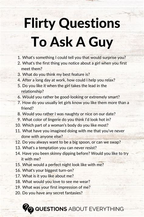 flirty questions to ask a guy flirty questions romantic questions truth or dare questions fun