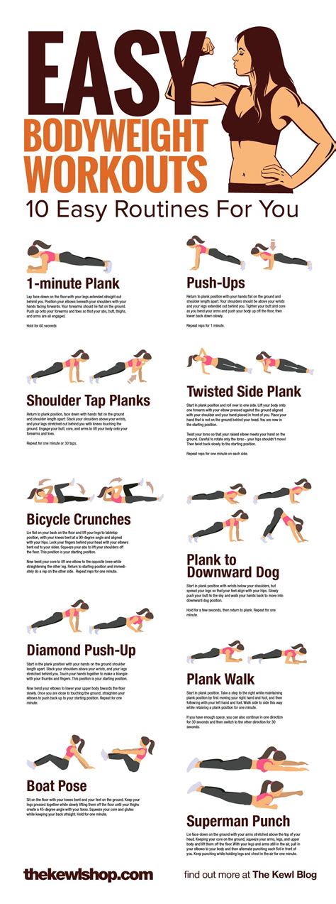 No Equipment Workouts For Women On The Go Arm Workout For
