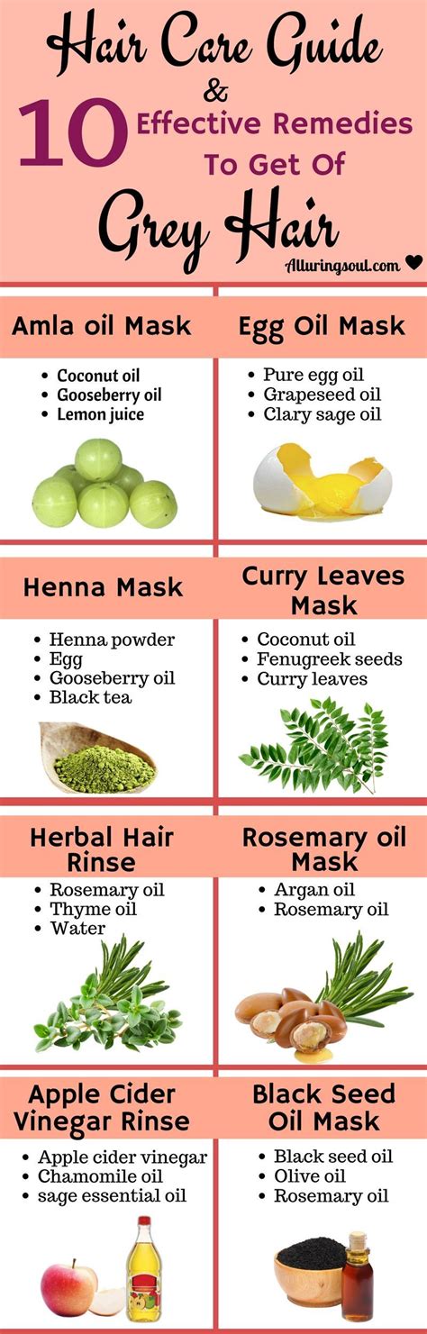 How to prevent gray hair naturally. Easy and effective remedies to get rid of grey hair and a ...