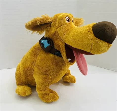 Disney Store 11and Plush Dug Dog Pixars Up Medium Stuffed Animal Usa Toy