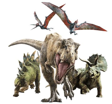 Jurassic World Fallen Kingdom Rexy And Her Guards By Sonichedgehog2 On Deviantart Dinossauros