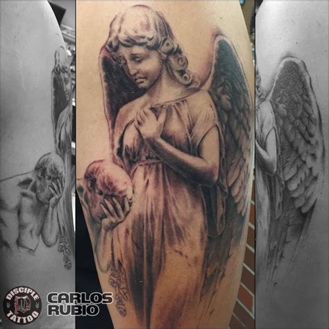 Carlosrubioweeping Angel Angel Tattoo Heaven God Disciple Tattoo