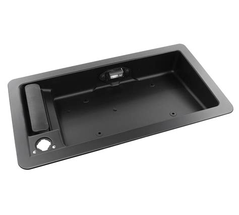 Rear Cargo Door Handle And License Plate Tag Bracket For Ford Van E150