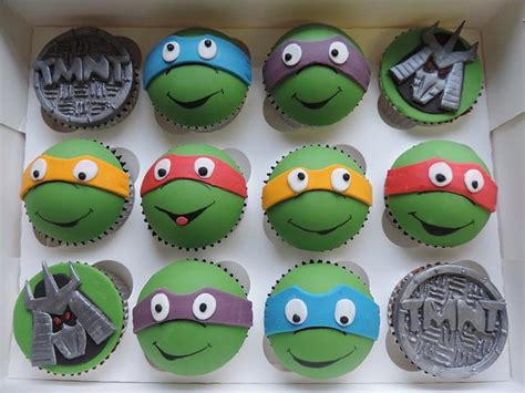 Teenage Mutant Ninja Turtle Cupcakes Cake By David