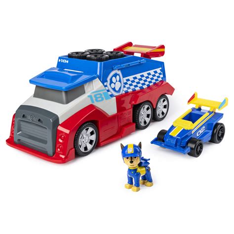 Paw Patrol Ready Race Rescue Mobile Pit Stop Team Vehicle With