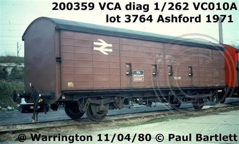 Paul Bartlett S Photographs BR COV CD VCA Air Brake Vans Includes