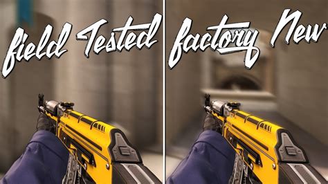 Csgo Field Tested Skins That Look Factory New 01 Youtube