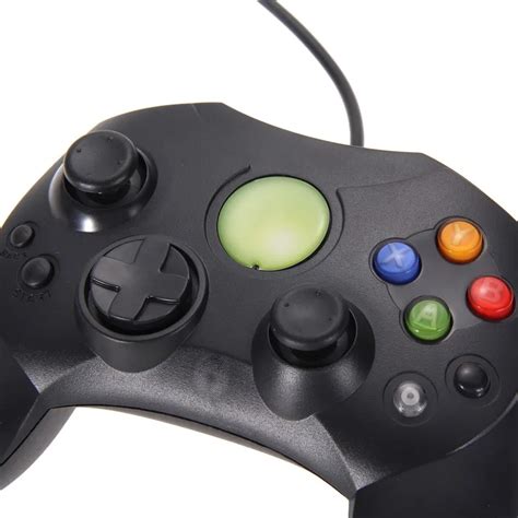 Classic Wired Joypad Controller For Microsoft Original Xbox Controller For Xbox Black Gamepad