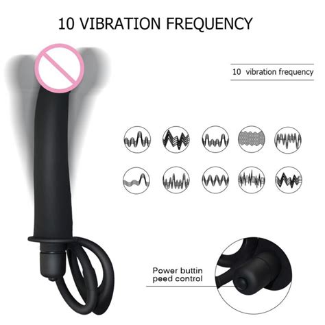 Kaufe Double Penetration Vibrator Sex Toys Strapon Dildo Vibrator Strap