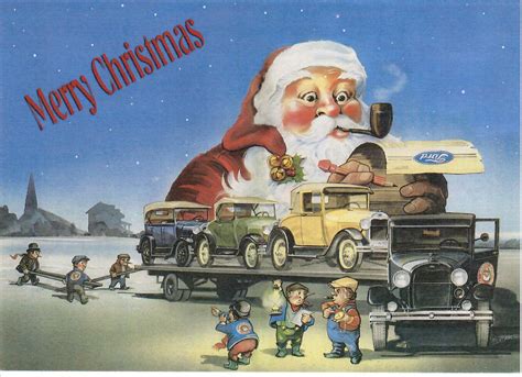 Christmas Cards Set F Model A Ford Club Of America