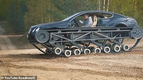 Youtubers Rusos Transforman Un Exclusivo Bentley En Un Tanque