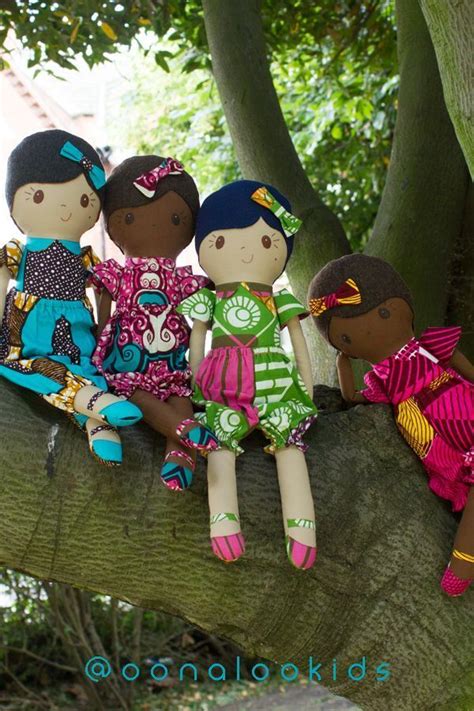These Cute Handmade Rag Dolls Are Made In Beautiful And Vibrant African