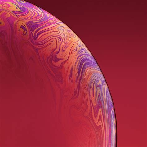 2048x2048 Iphone Xs Double Bubble Red Ipad Air Hd 4k Wallpapers Images