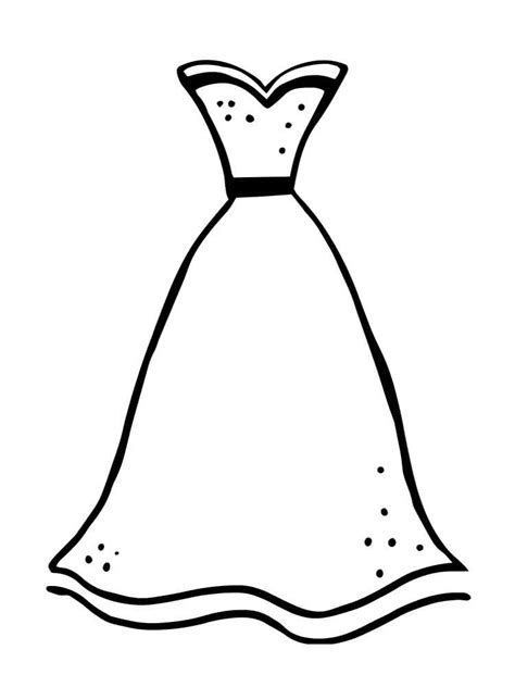 Find all the coloring pages you want organized by topic and lots of other kids crafts and kids activities at allkidsnetwork.com. Dress coloring pages. Free Printable Dress coloring pages.