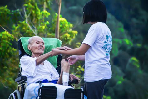 Child Helping Elderly