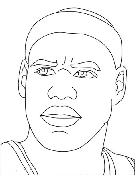 Lebron James Coloring Pages Printable