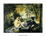 Edouard Manet Le dejeuner sur l'herbe, 1863 Poster Kunstdruck bei ...