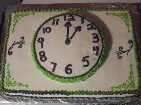 Clock Cake Bridal Shower Cakes Shower Cakes Cake