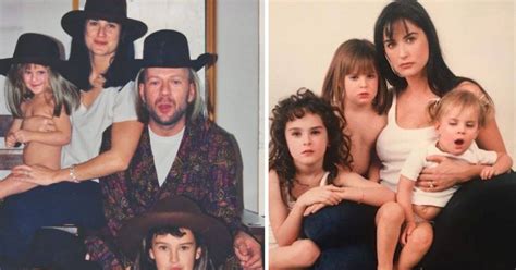 Demi Moore y Bruce Willis cuánto han crecido sus tres hijas y cómo lucen