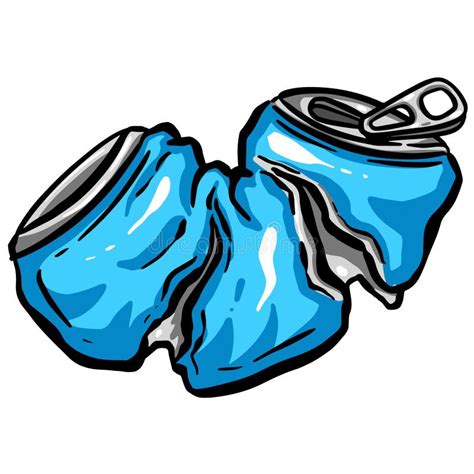 Crushed Beer Can Stock Illustrations 510 Crushed Beer Can Stock