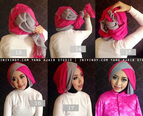 [hijab] 5 simple tutorial hijab pesta elegan 2017 untuk suami