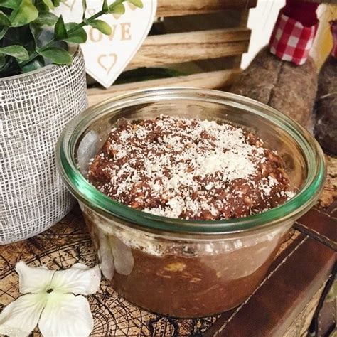 Porridge Cocco Cioccolatoso Con Albume Volersi Bene Mangiando