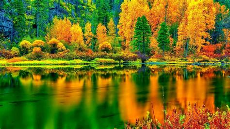 Breathtaking Autumn Colors Hd Desktop Wallpaper Widescreen High