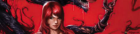 Mary Jane Venom Symbiote 4k Wallpaper Download