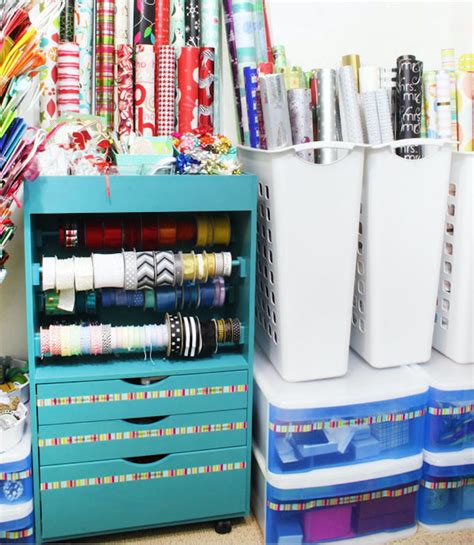 16 Clever Wrapping Paper Storage Ideas And Hacks