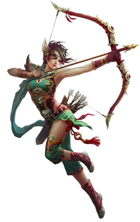 Female Archer Characters And Art Conquer Online Fantasy Art Women