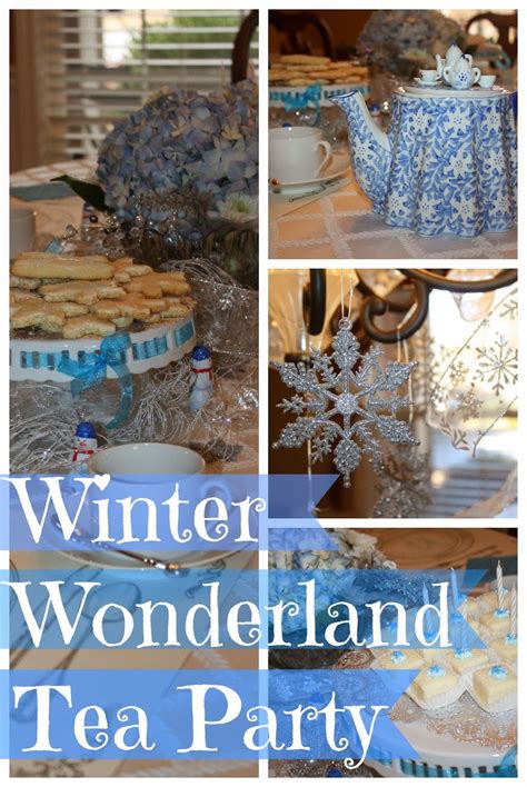Winter Wonderland Tea Party Great If You Want A Frozen Party Without