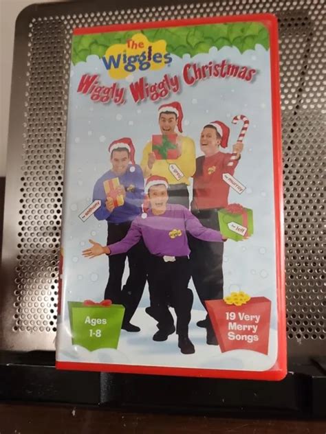 The Wiggles Wiggly Wiggly Christmas Vhs 2000 19 Christmas Songs