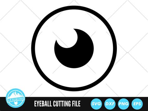 Eyeball Svg Files Eyeball Cut Files Eyeball Vector Files Etsy Canada