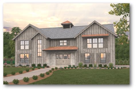 Barn Style House Floor Plans Square Kitchen Layout