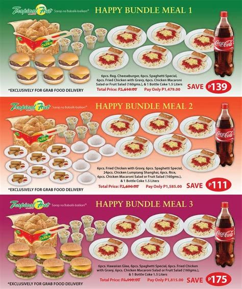 Menu At Tropical Hut Fast Food San Juan