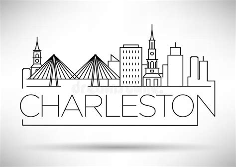 Charleston Skyline Stock Illustrations 216 Charleston Skyline Stock