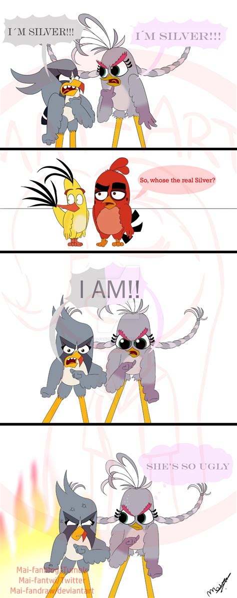 Im Silver By Mai Fandraw On Deviantart Angry Birds Movie Angry Birds Seasons Angry Birds